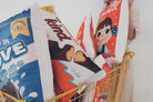 Beloved Milky Candy Christian plush toy in a shopping-cart lifestyle display.