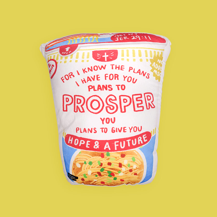 Prosper Cup Noodles {Plush Toy} - plush toys by The Commandment Co, The Commandment Co , Singapore Christian gifts shop