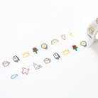 Cute hand drawn Christian emoticon washi tape
