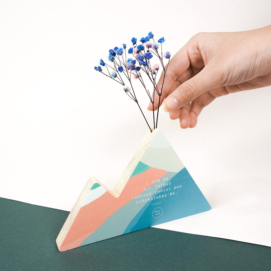 Be Joyful {Mountain Vase} - by The Commandment Co , The Commandment Co , Singapore Christian gifts shop