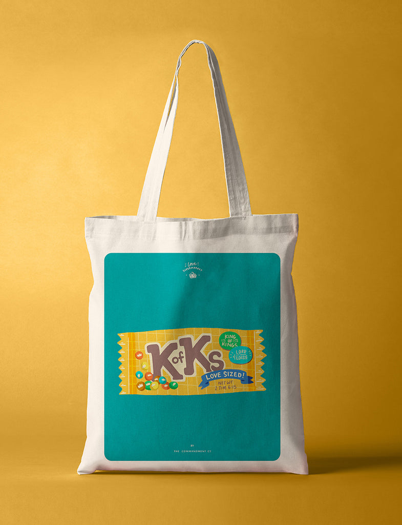 King of Kings Colorful Chocolate {Tote Bag} - tote bag by The Commandment, The Commandment Co , Singapore Christian gifts shop
