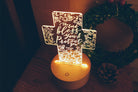 Bible verse night light example showing an alternative design