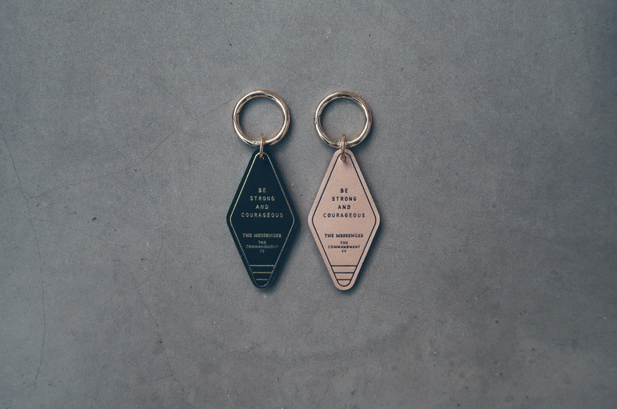 Leather Hotel Keychain - Keychain by The Messenger by TCCO, The Commandment Co , Singapore Christian gifts shop