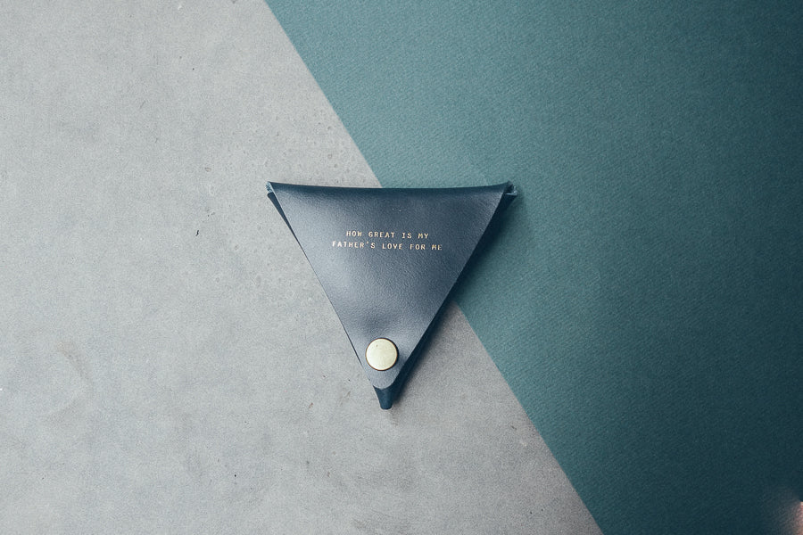 Leather Coin Pouch - Coin Pouch by The Messenger by TCCO, The Commandment Co , Singapore Christian gifts shop