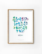 Love is Patient, Love is Kind - Portrait {Poster} - Posters by Sarah Scribbler Co, The Commandment Co , Singapore Christian gifts shop