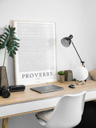 Book of Proverbs {Poster} - Posters by The Commandment Co, The Commandment Co , Singapore Christian gifts shop