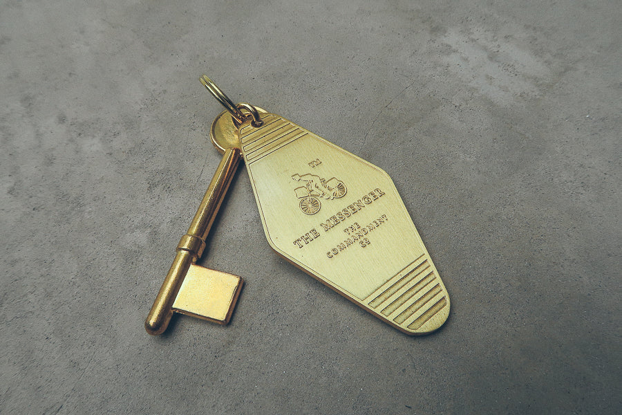 Hotel Brass Keychain - Keychain by The Messenger by TCCO, The Commandment Co , Singapore Christian gifts shop
