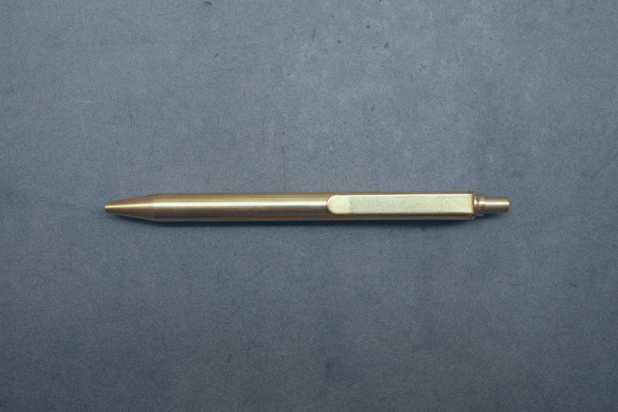 Ballpoint Pen - Classic {Personalised Brass Pen} - Brass Pen by The Commandment, The Commandment Co , Singapore Christian gifts shop