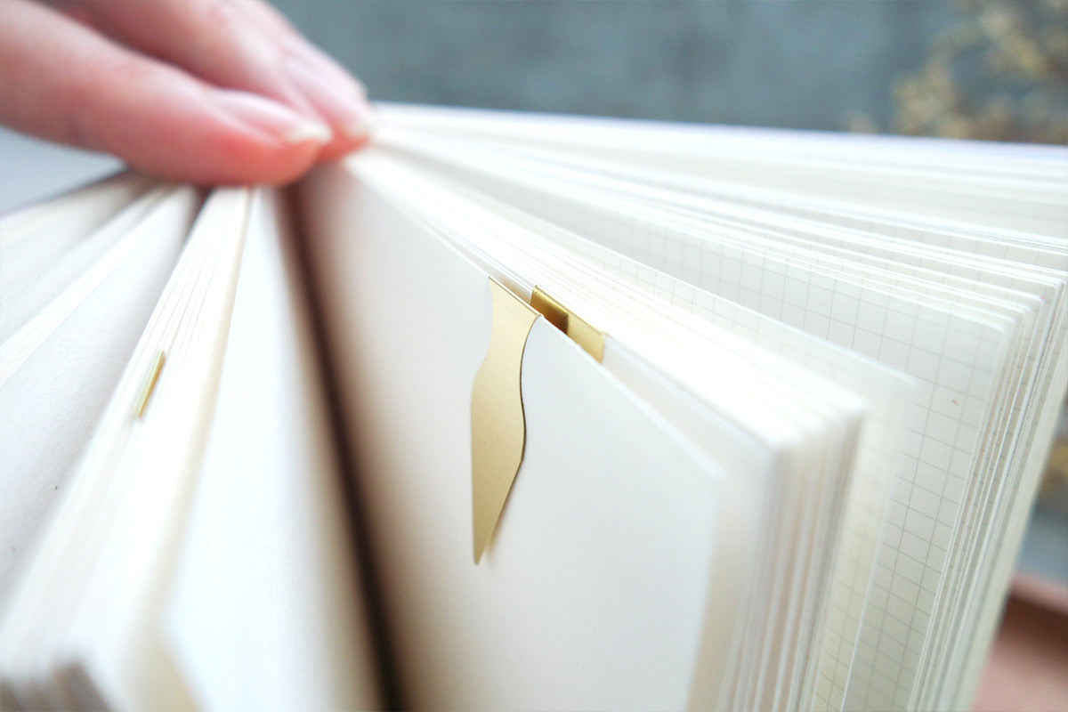 Brass Bookmark (set of 10) - Notebooks by The Commandment, The Commandment Co