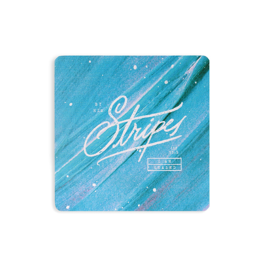 By His Stripes {Coasters} - coasters by The Commandment Co, The Commandment Co