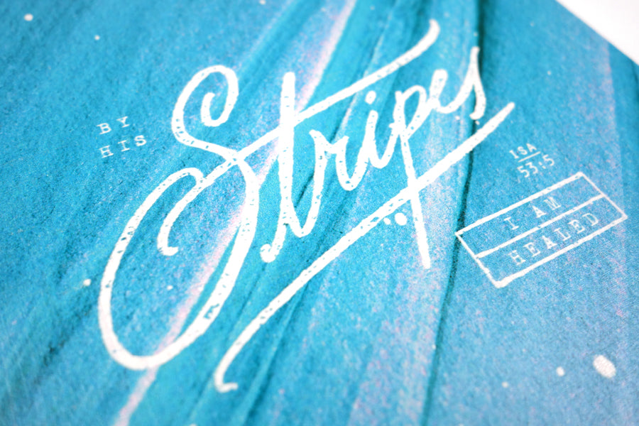 By His Stripes {Wood Board} - Wood Board by Timber+Shepherd, The Commandment Co