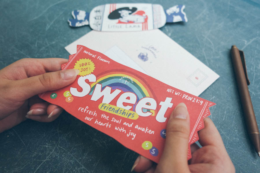 Sweet Friendships Candy {LOVE SUPERMARKET Card} - Cards by The Commandment Co, The Commandment Co , Singapore Christian gifts shop