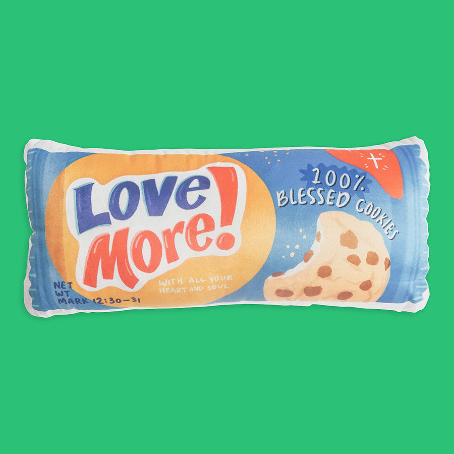 Love More Chocolate Chip Biscuit {Plush Toy} - plush toys by The Commandment Co, The Commandment Co , Singapore Christian gifts shop