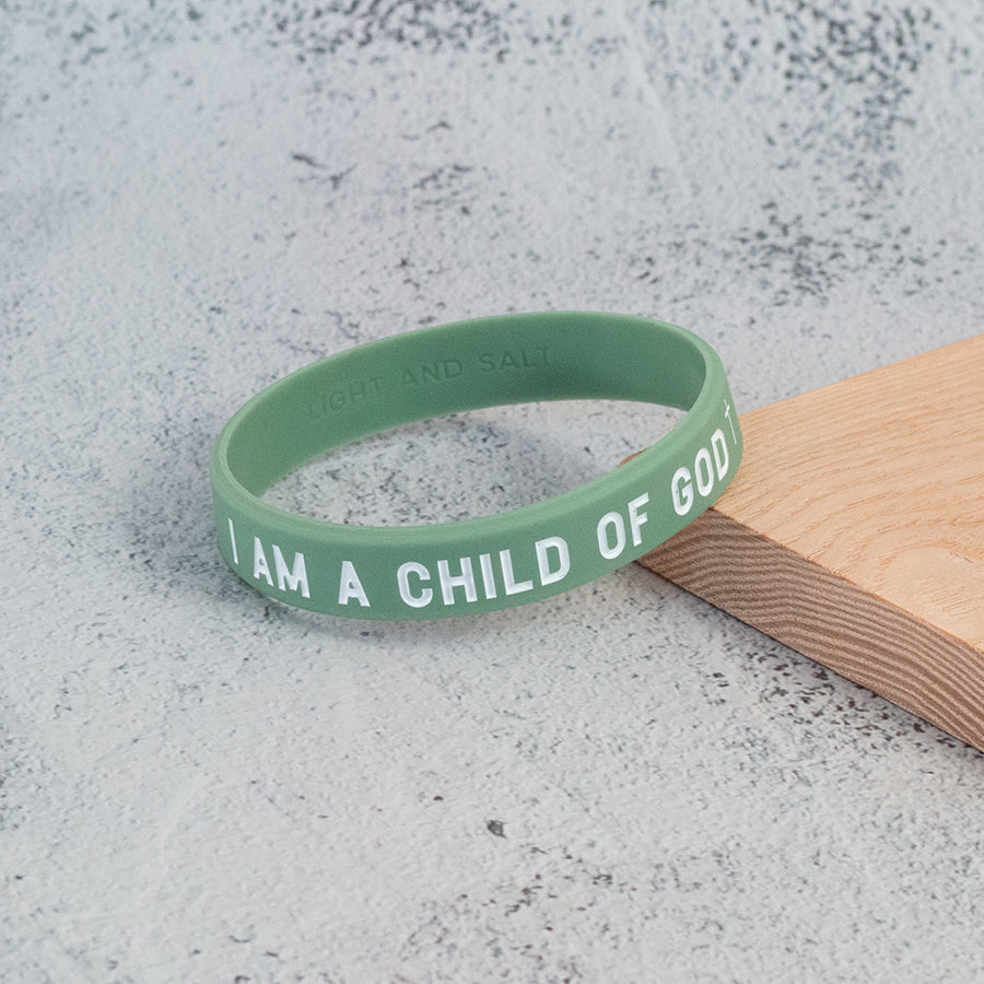 Child of God {Rubber Wristband} - verse band by The Commandment Co, The Commandment Co , Singapore Christian gifts shop