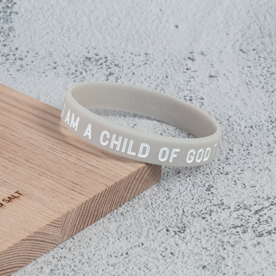 Child of God {Rubber Wristband} - verse band by The Commandment Co, The Commandment Co , Singapore Christian gifts shop