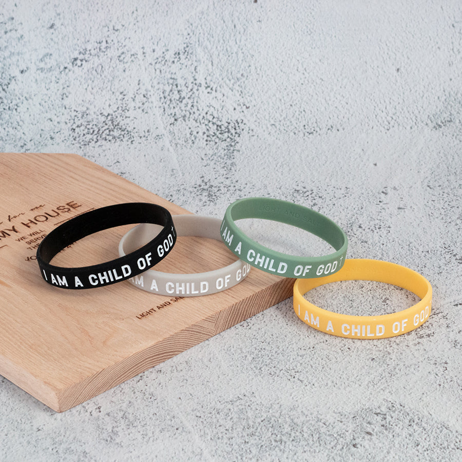 Child of God {Rubber Wristband} - verse band by The Commandment Co, The Commandment Co , Singapore Christian gifts shop