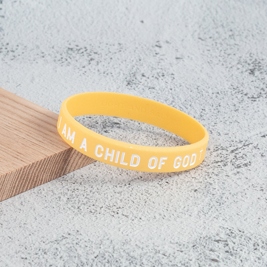 Child of God {Rubber Wristband} - verse band by The Commandment Co, The Commandment Co , Singapore Christian gifts shop