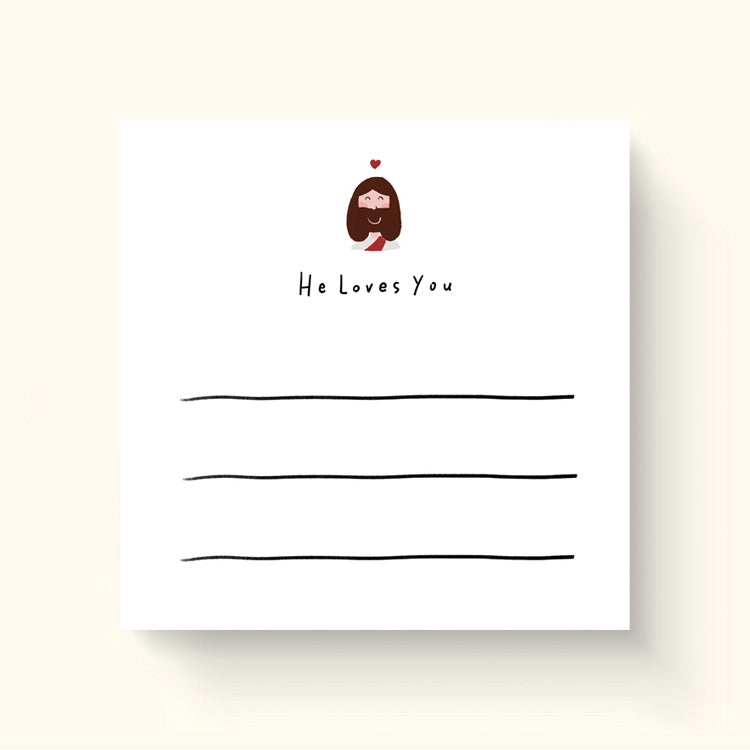 Jesus Loves You | Post it Notes | The Commandment Co – The Commandment Co
