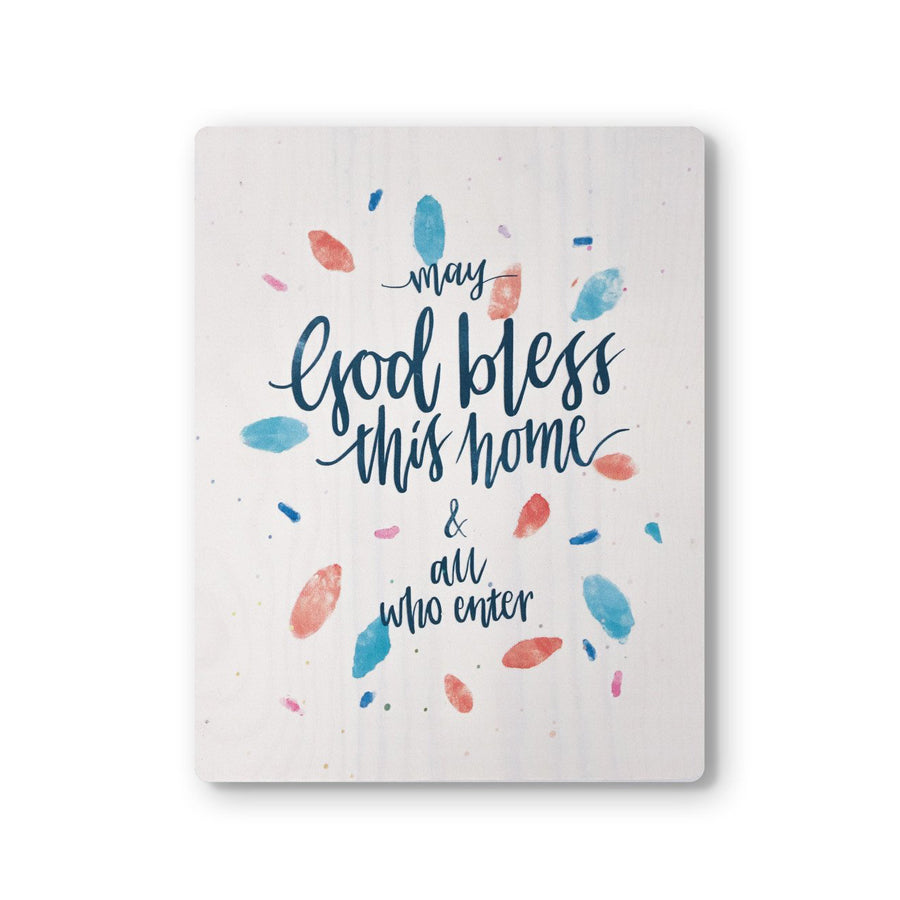 May God Bless This Home {Wood Board} - Wood Board by Timber+Shepherd, The Commandment Co , Singapore Christian gifts shop
