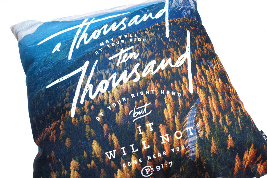 A Thousand Ten Thousand {Cushion Cover} - Cushion Covers by The Commandment Co, The Commandment Co , Singapore Christian gifts shop