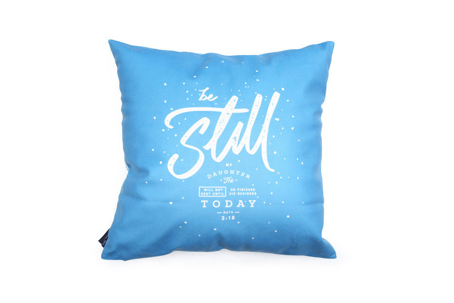 Be Still My Daughter {Cushion Cover} - Cushion Covers by The Commandment Co, The Commandment Co , Singapore Christian gifts shop