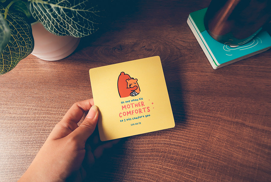 Mother Comforts {Coasters} - coasters by The Commandment Co, The Commandment Co , Singapore Christian gifts shop