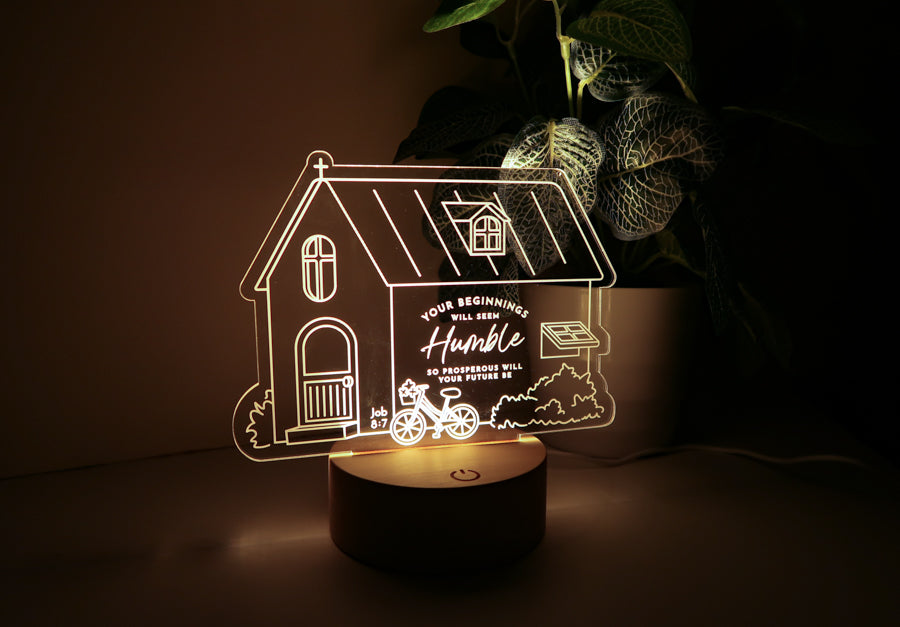 Your Beginnings Will Seem Humble {Night Light} - Night Light by The Commandment Co, The Commandment Co , Singapore Christian gifts shop