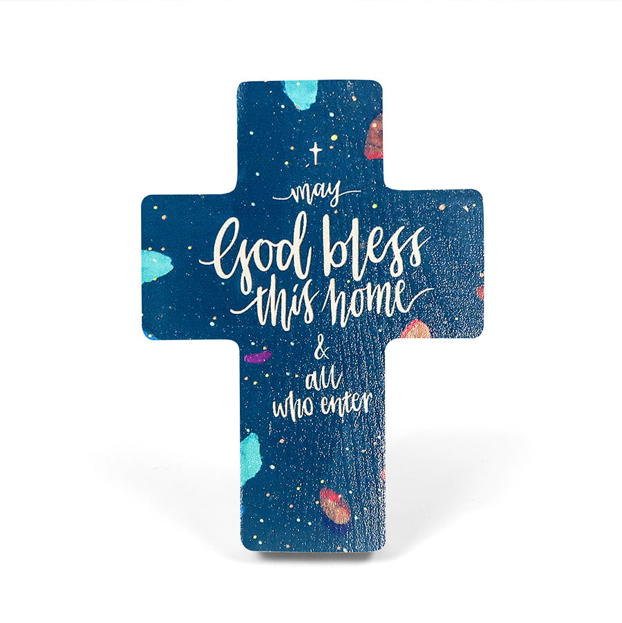 May God Bless This Home {Table Cross} - Cross by The Commandment Co, The Commandment Co , Singapore Christian gifts shop