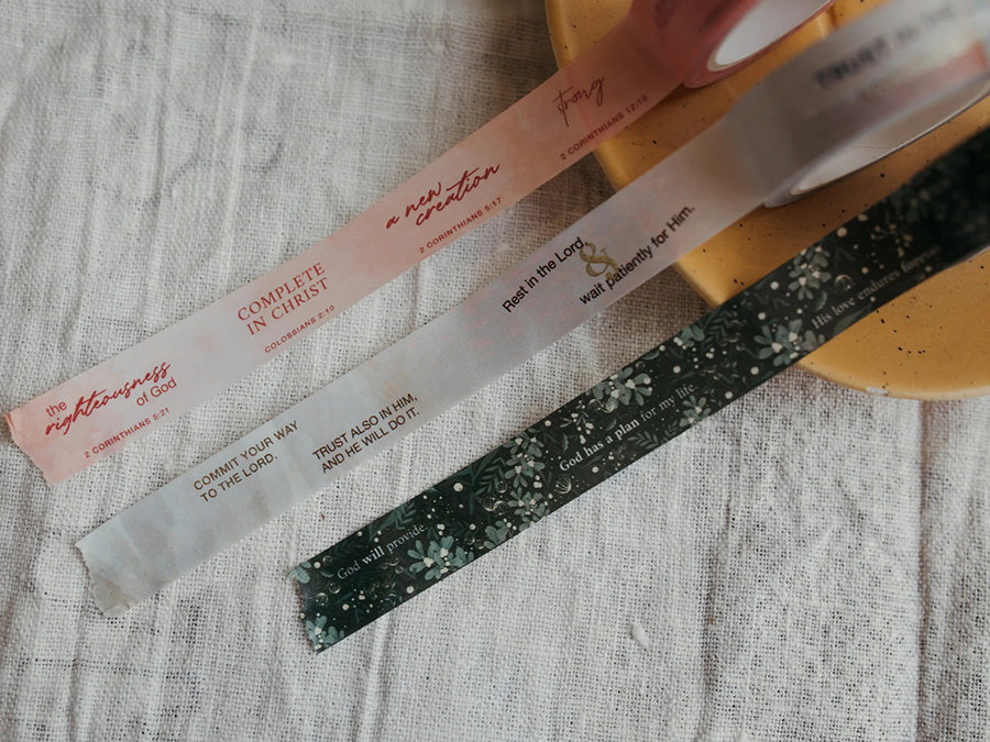 In Christ | Washi Tape - Stickers by The Project J, The Commandment Co , Singapore Christian gifts shop