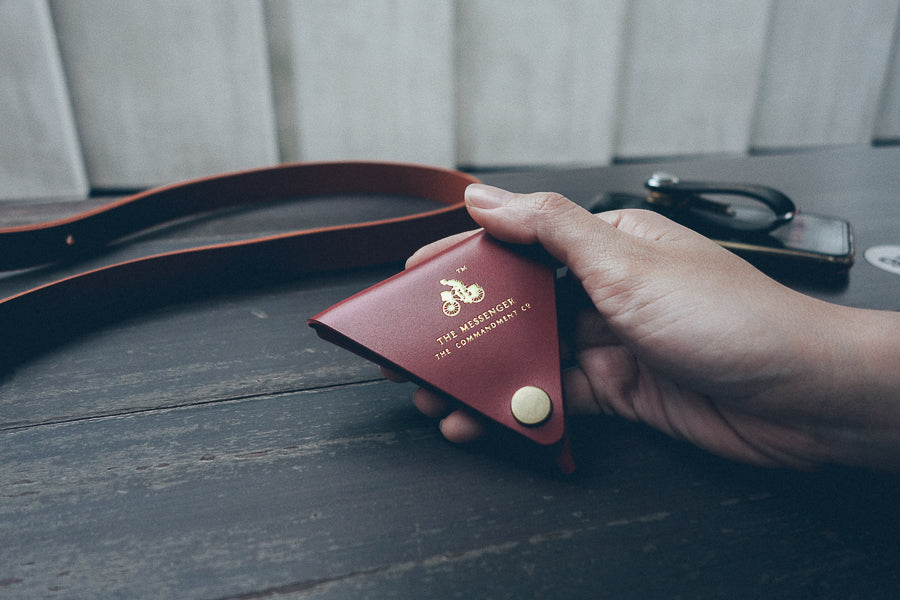 Leather Coin Pouch - Coin Pouch by The Messenger by TCCO, The Commandment Co , Singapore Christian gifts shop