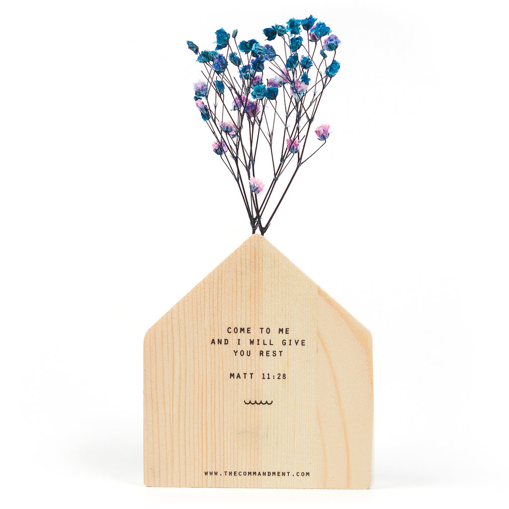 Rest {Little House Vase} - by The Commandment Co, The Commandment Co , Singapore Christian gifts shop