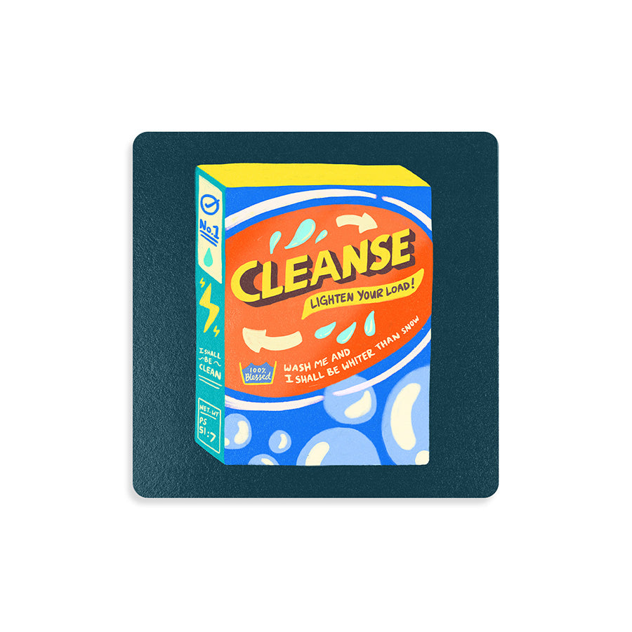 Cleanse Laundry Powder | Coasters {LOVE SUPERMARKET} - coasters by The Commandment Co, The Commandment Co , Singapore Christian gifts shop