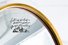 Mustard Seed Faith Can Move Mountains {Mirror Decal Stickers} - Decal by Hannah Letters, The Commandment Co , Singapore Christian gifts shop