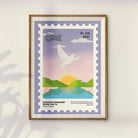 I Am Baptised Postage Stamp Poster {Customisable} - Posters by The Commandment Co, The Commandment Co , Singapore Christian gifts shop
