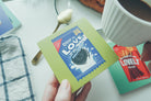 Deep In Love Cookie Love Supermarket wooden coaster product view.