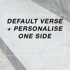 Default Verse + Personalise One Side - by The Commandment Co, The Commandment Co , Singapore Christian gifts shop