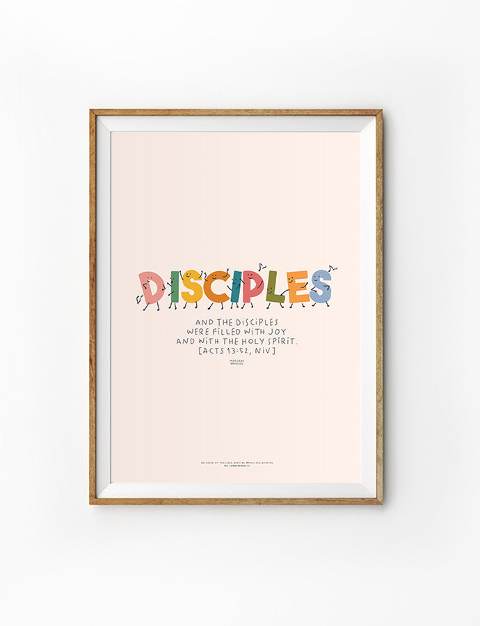 Disciples {Poster} - Posters by Moojigae Drawing, The Commandment Co