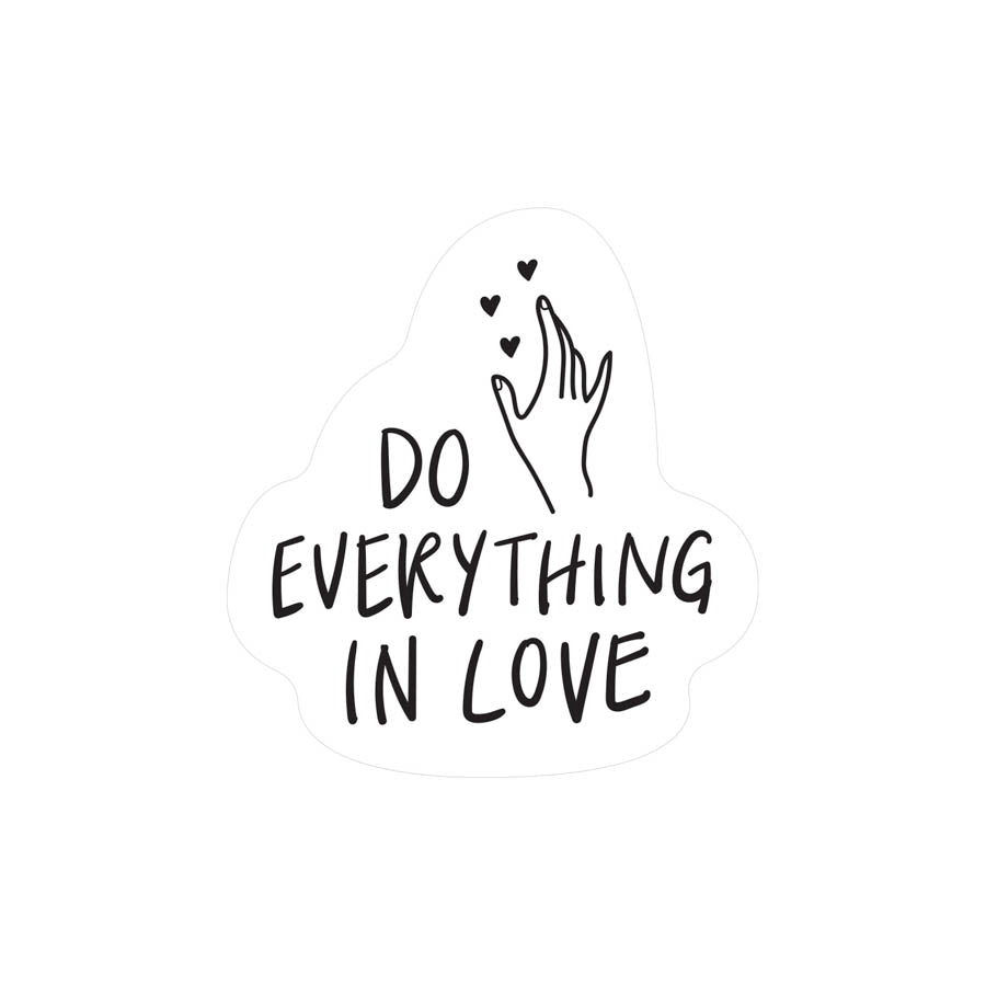Do Everything In Love {Mirror Decal Sticker} - Decal by The Commandment Co, The Commandment Co , Singapore Christian gifts shop