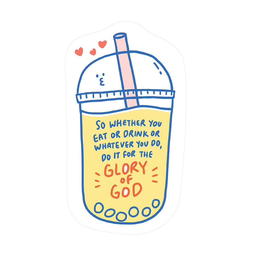 Glory of God {Mirror Decal Stickers} - Decal by The Commandment Co, The Commandment Co , Singapore Christian gifts shop