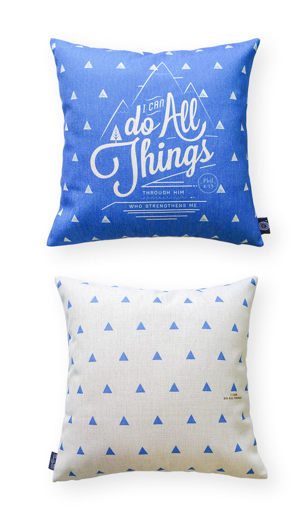 I Can Do All Things {Cushion Cover} - Cushion Covers by The Commandment, The Commandment Co , Singapore Christian gifts shop