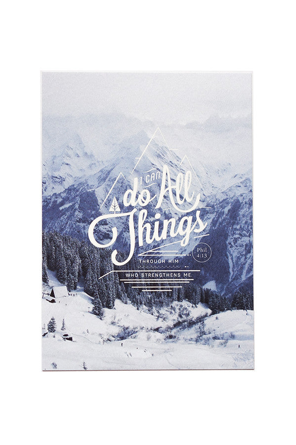 I can do all things with Christ who strengthens me | greeting cards to uplift and encourage