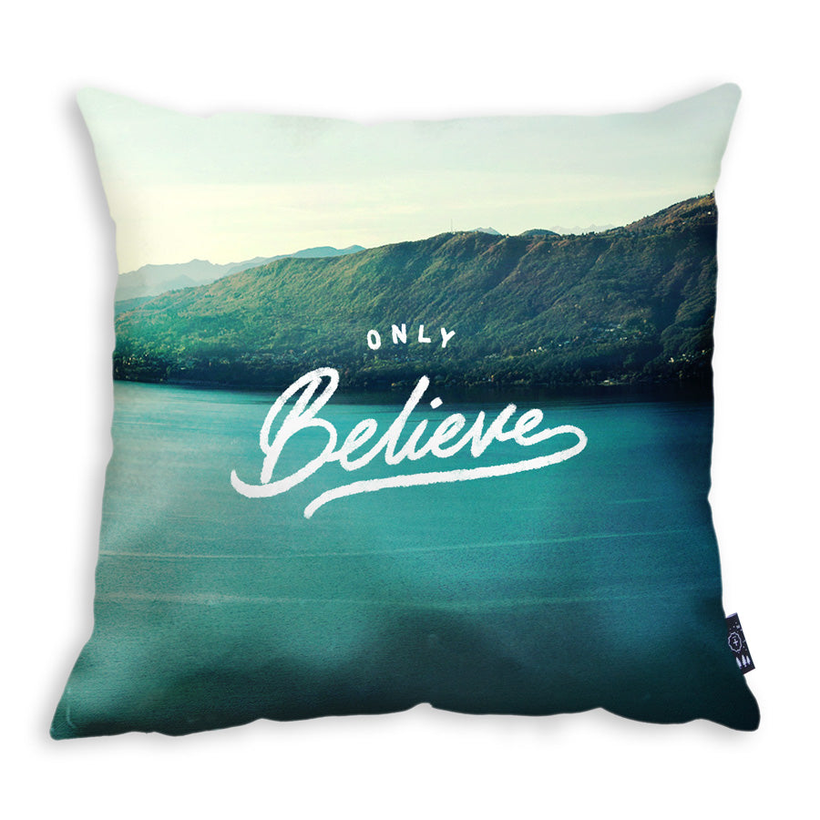 Don't be afraid, only believe {Cushion Cover} - by The Commandment Co , The Commandment Co , Singapore Christian gifts shop