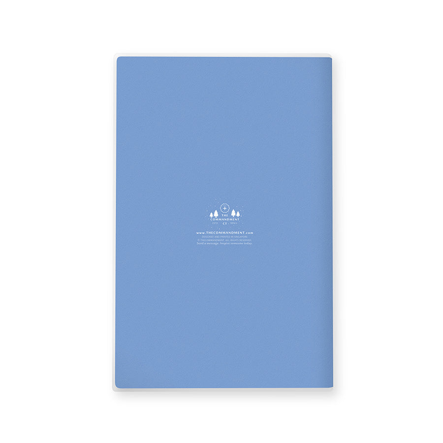 Don't Paiseh A5 Christian notebook back cover.