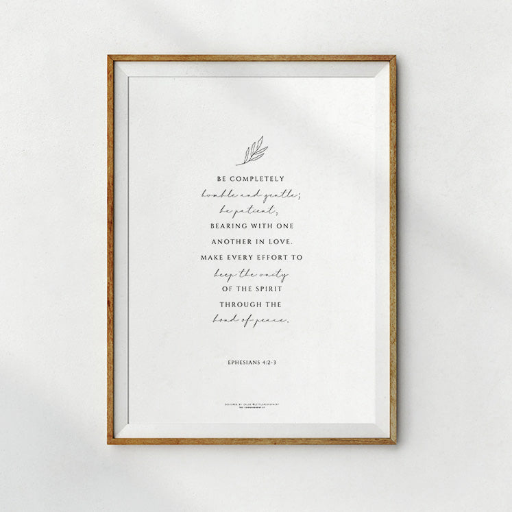Bond of Peace {Poster} - Posters by Little Moses Print, The Commandment Co