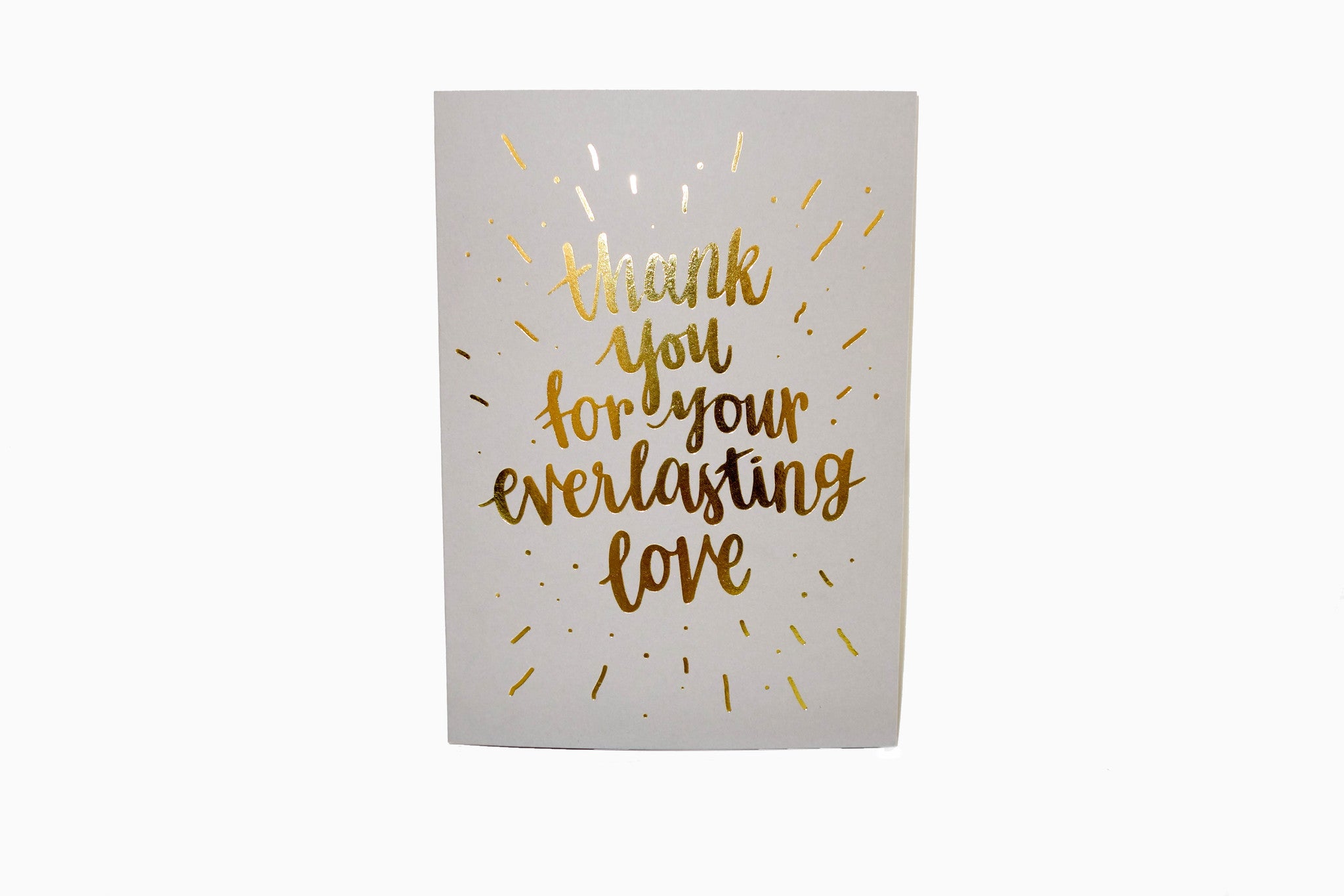 Thank you for your everlasting love {Greeting Card} - Cards by The Commandment, The Commandment Co , Singapore Christian gifts shop