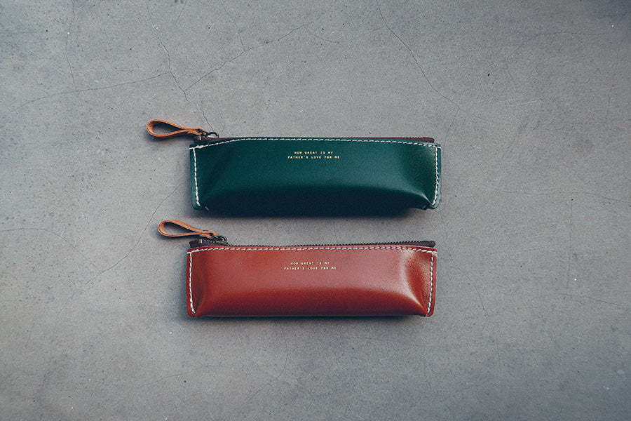 Leather Pencil Case - Accessories by The Messenger by TCCO, The Commandment Co , Singapore Christian gifts shop