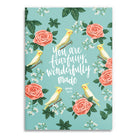 Fearfully And Wonderfully Made A6 Christian notebook front cover inspired by Psalm 139:14.
