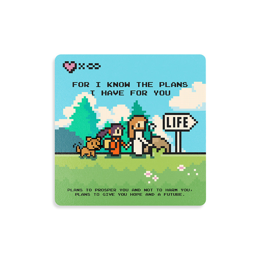 For I Know The Plans I Have For You {Coasters} - coasters by The Commandment Co, The Commandment Co , Singapore Christian gifts shop