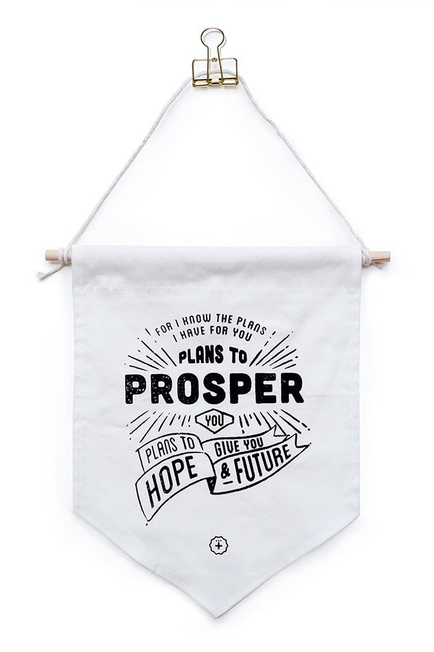 For I know the plans I have for you plans to prosper you, plans to give you hope and future flag