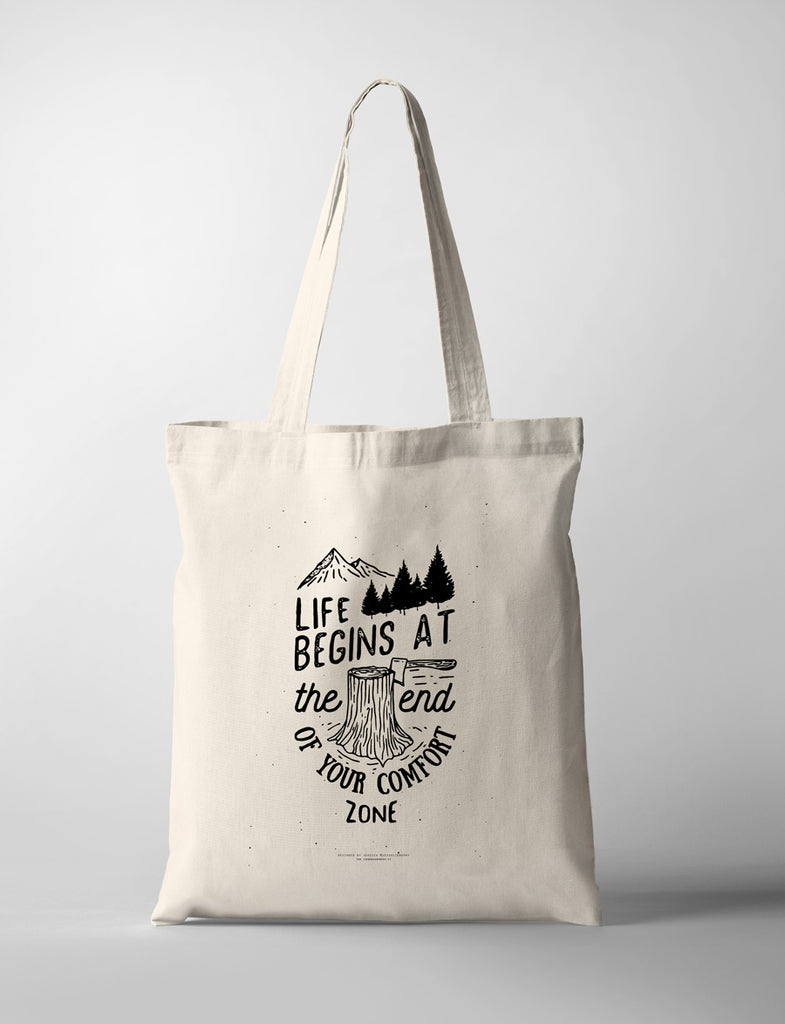Comfort Zone {Tote Bag} - tote bag by Northern Edge Prints, The Commandment Co , Singapore Christian gifts shop
